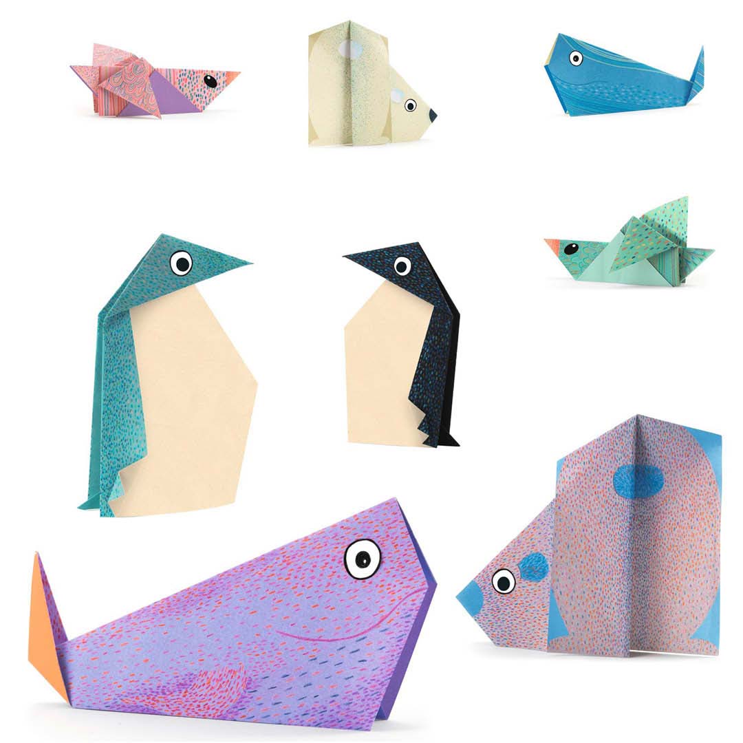 djeco origami animaux polaires