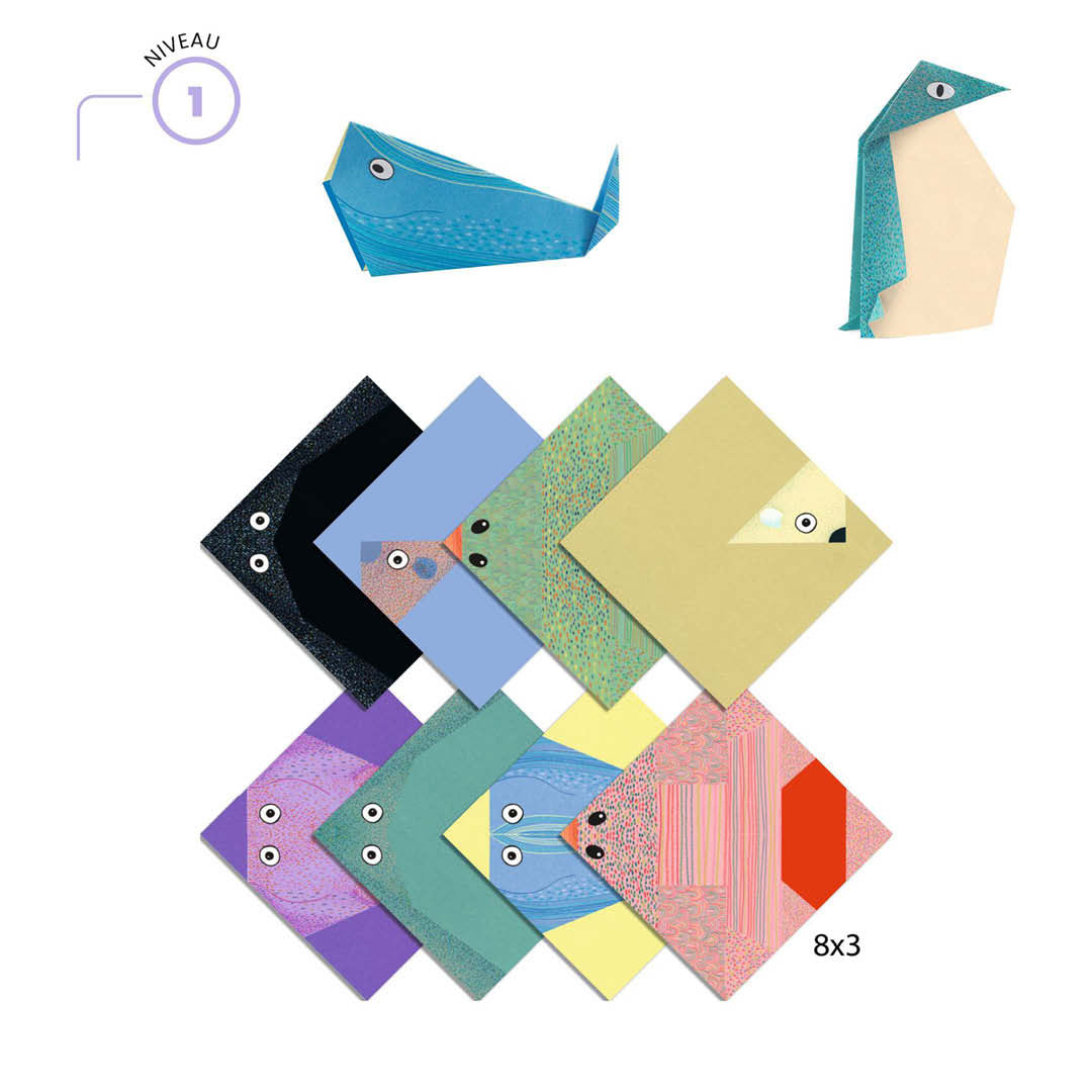 djeco origami animaux polaires