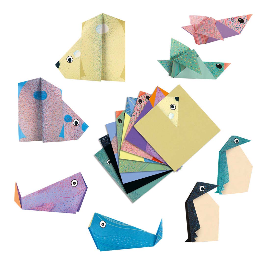 djeco origami animaux polaires