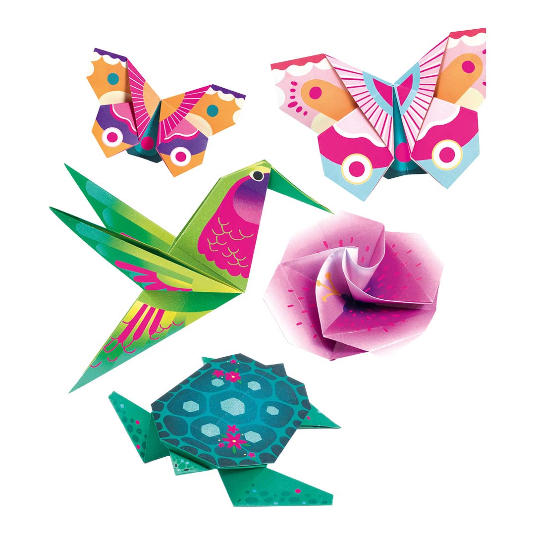 djeco origami tropische dieren | DJ08754 | 1