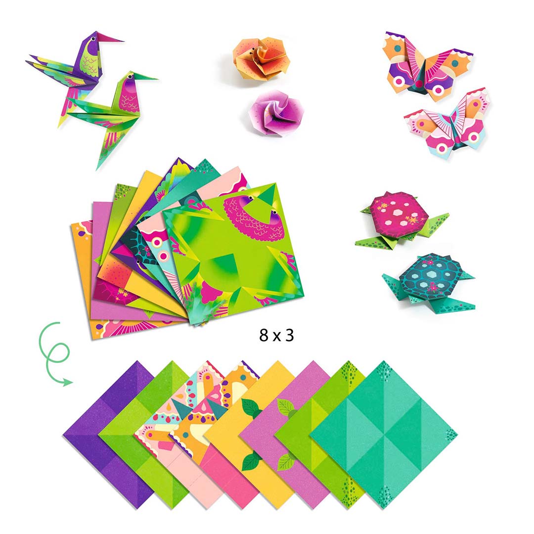 djeco origami tropische dieren | DJ08754 | 4
