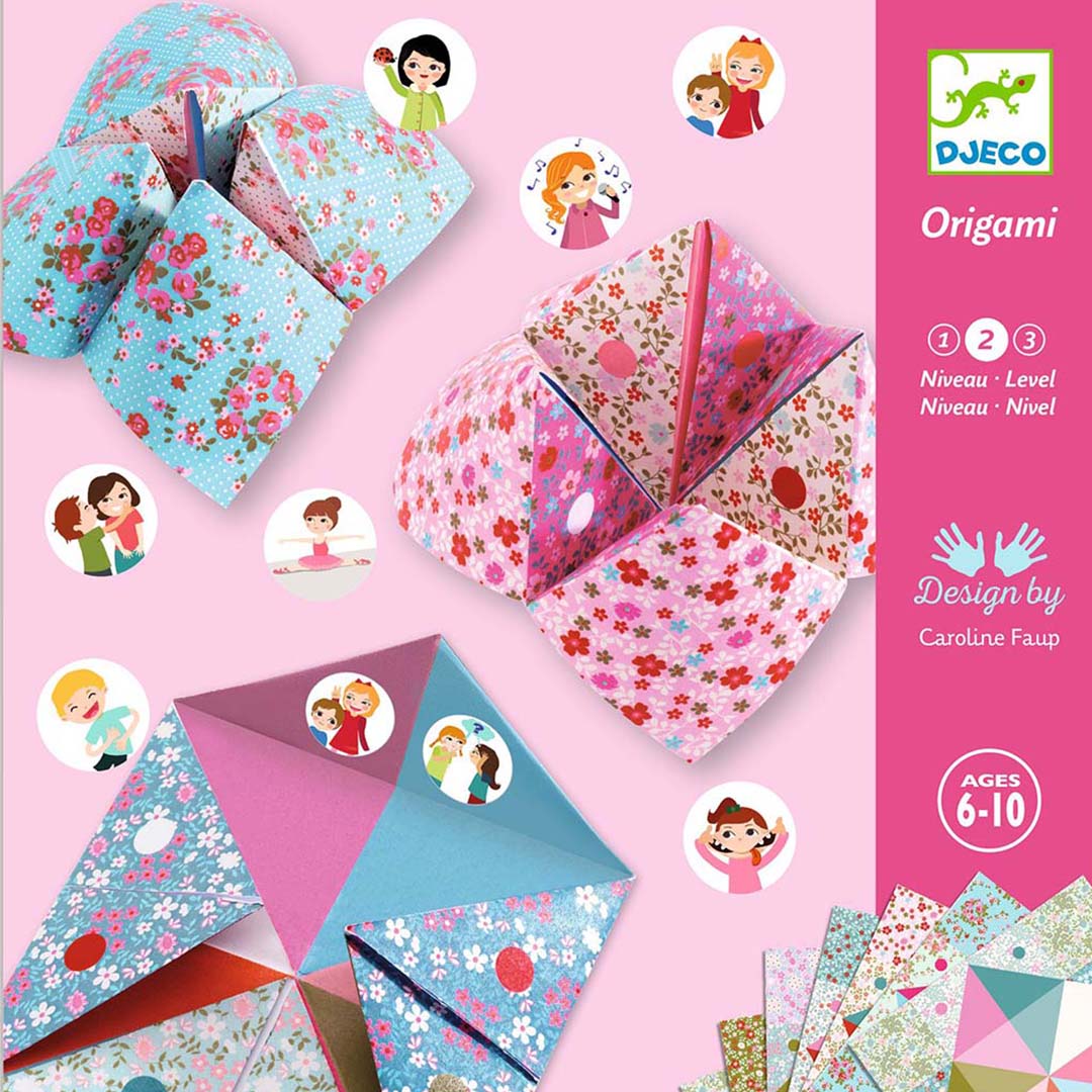 djeco origami jeu d'oiseaux pastel