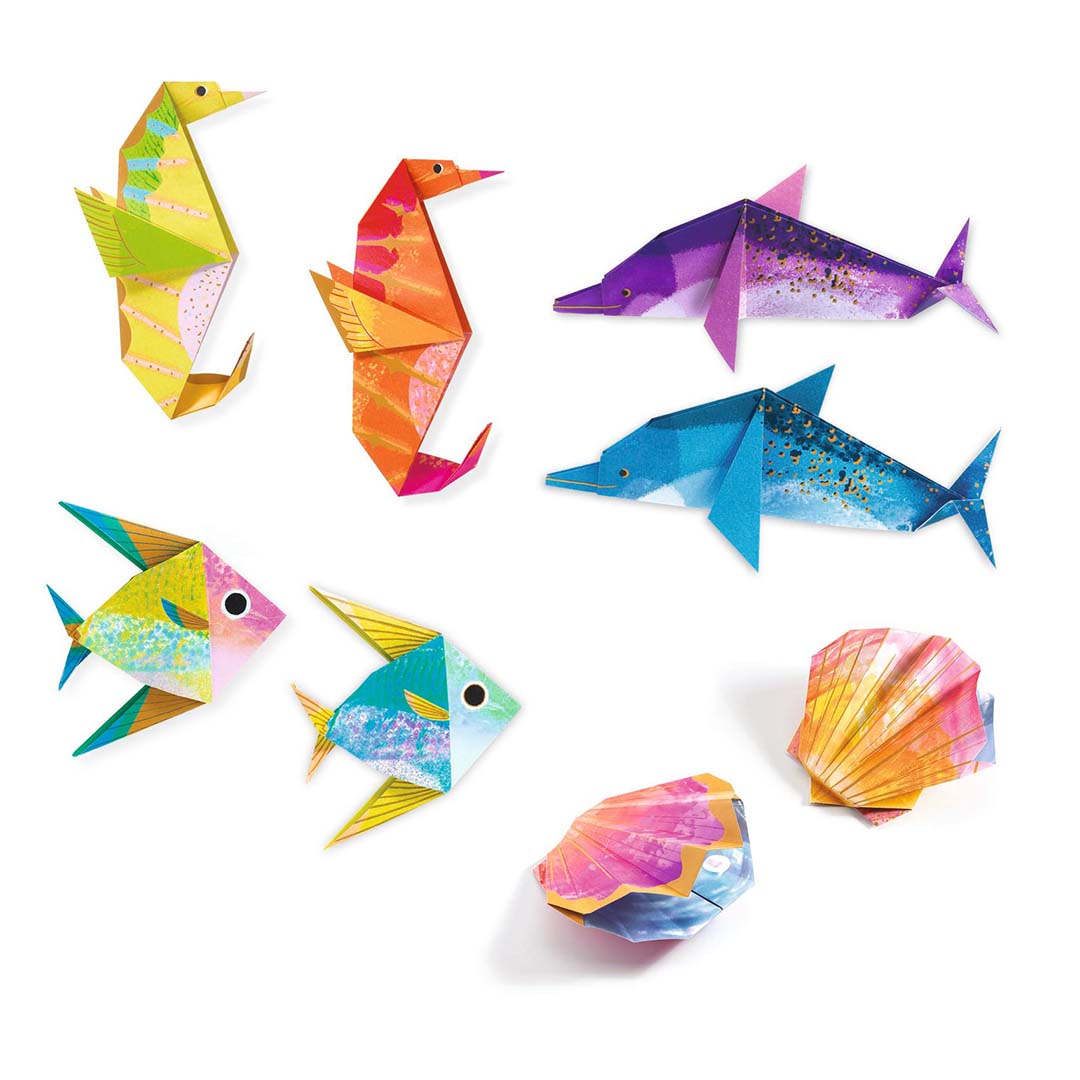 djeco origami zeedieren | DJ08755 | 3