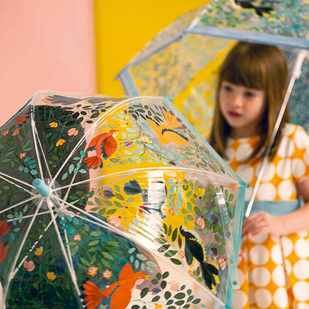 djeco parapluie pour adultes - oiseaux sauvages