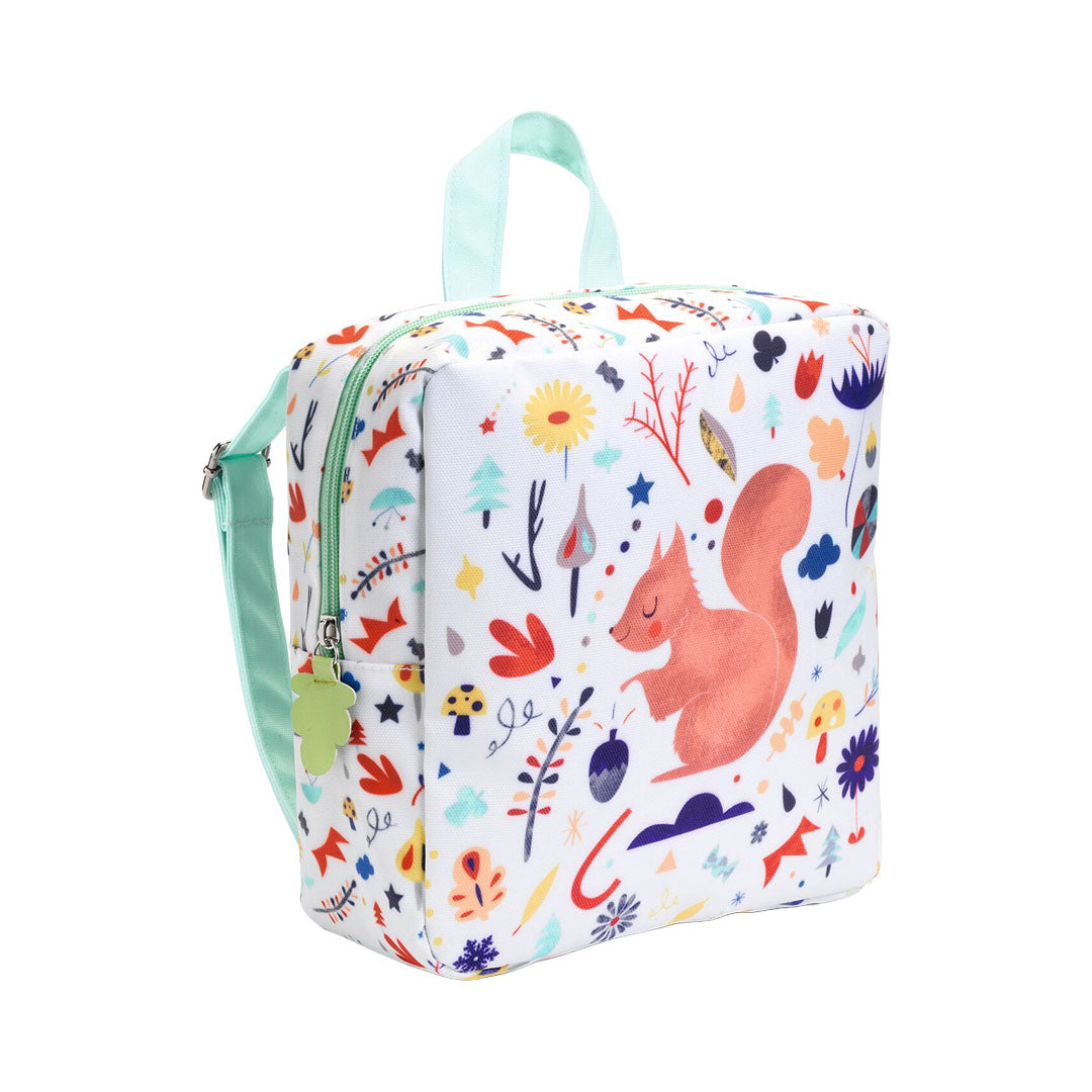 djeco sac à dos enfant écureuil - 23 cm