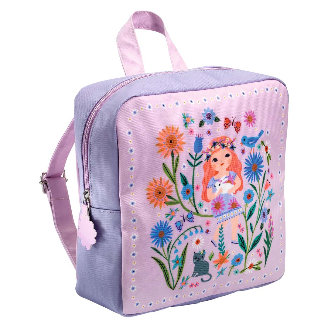 djeco sac à dos enfant printemps - 23 cm