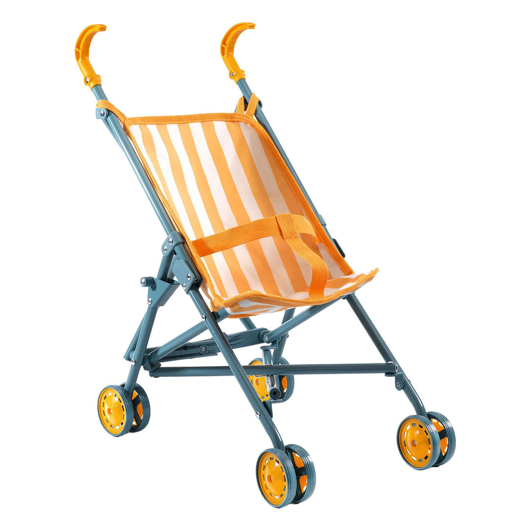 djeco poussette pour poupée pomea - sunshine - 54 cm