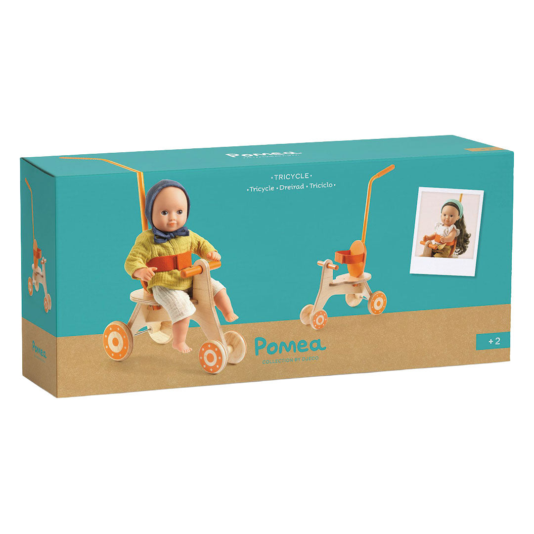 djeco tricycle pour poupée pomea