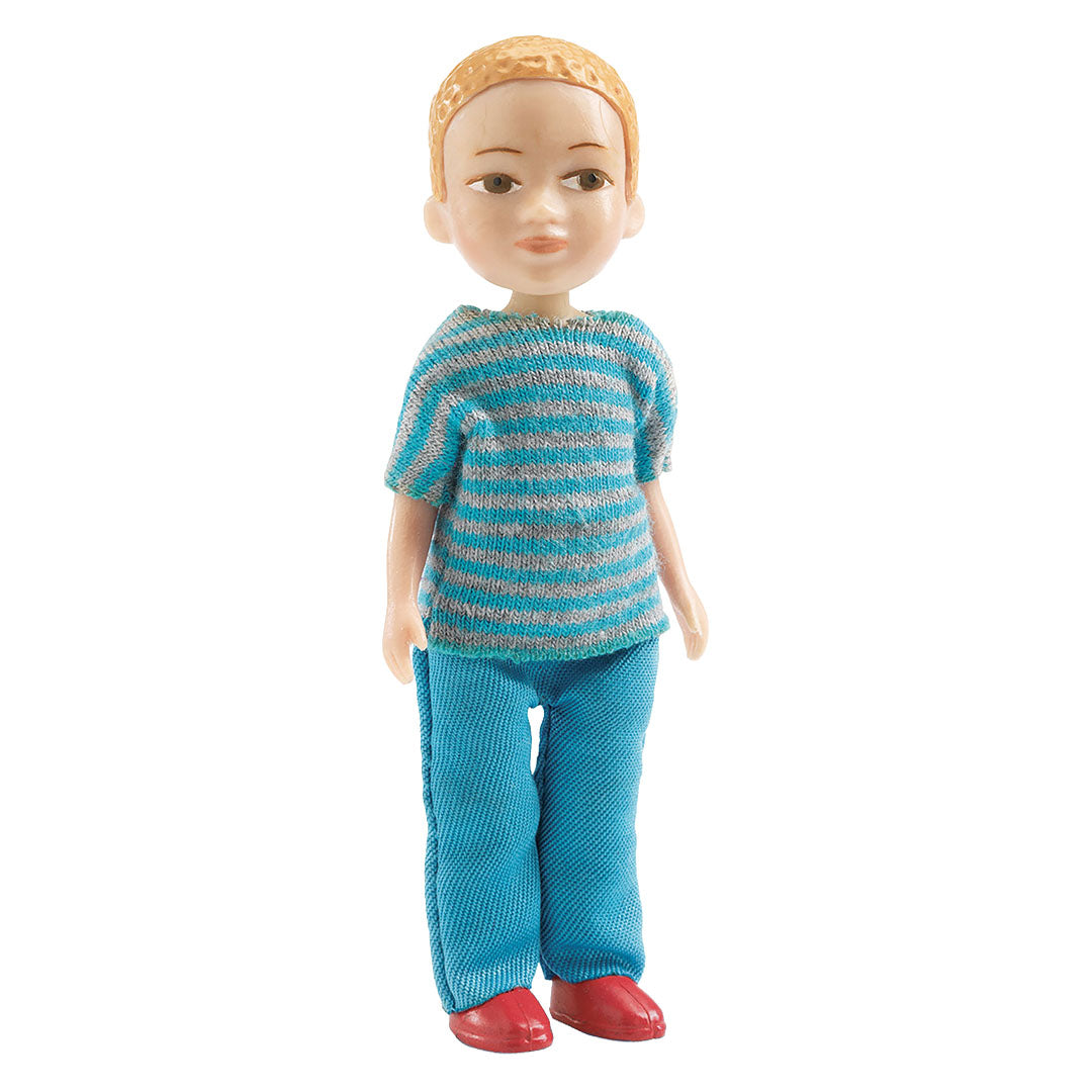 djeco garçon maison de poupée victor - 9 cm