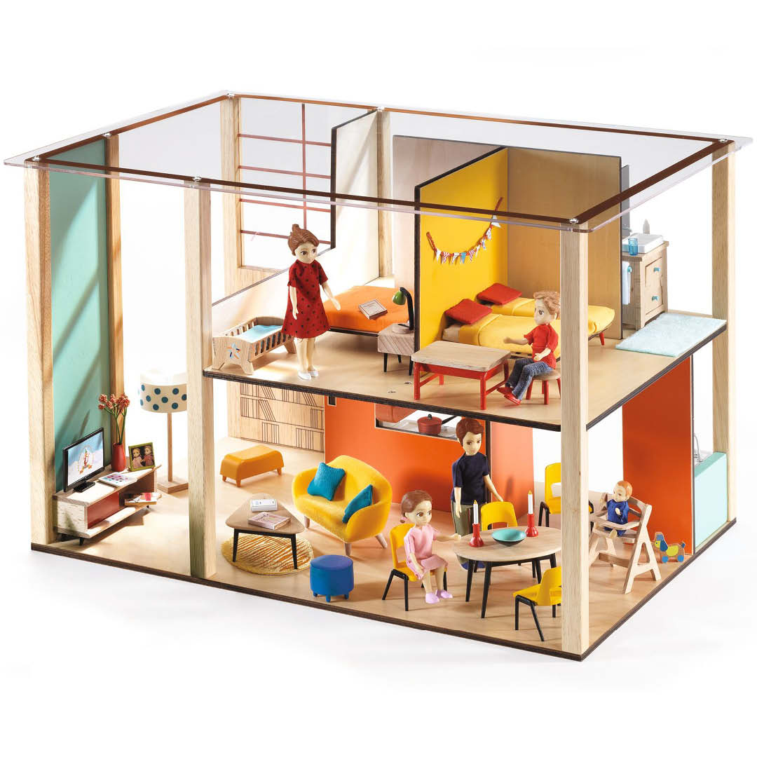 djeco maison de poupée cube