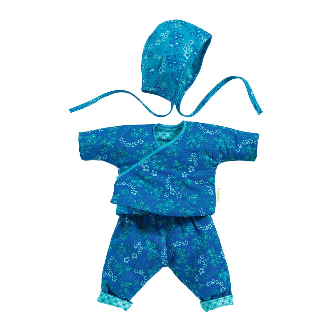 djeco poppenkledingset pomea - petit pan - mikado - 32 cm | DJ07753 | 0