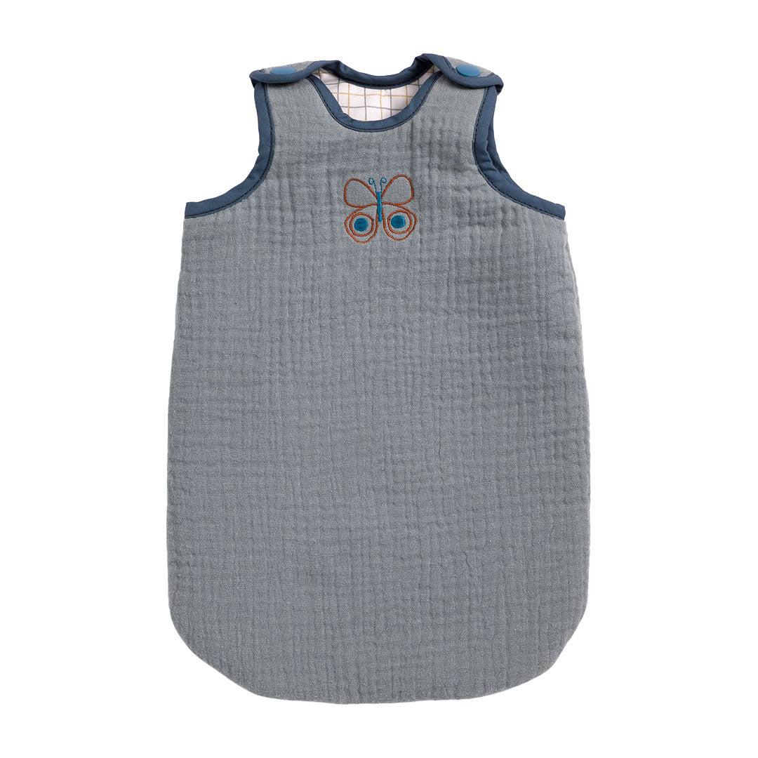djeco gigoteuse pour poupée pomea - vert d'eau - 36 cm