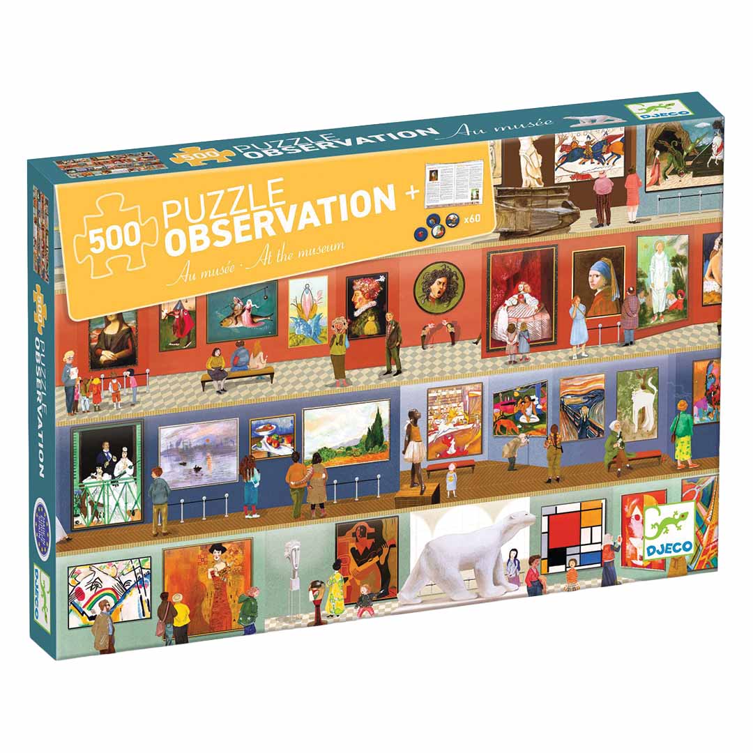djeco puzzel at the museum - 500st | DJ07415 | 0