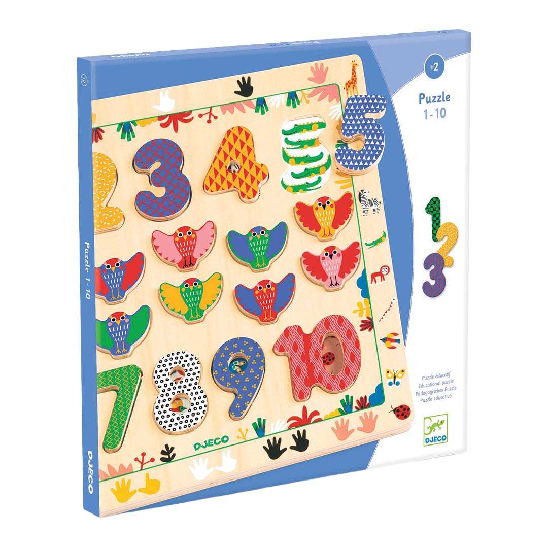 djeco puzzel cijfers 1-10 | DJ01809 | 3
