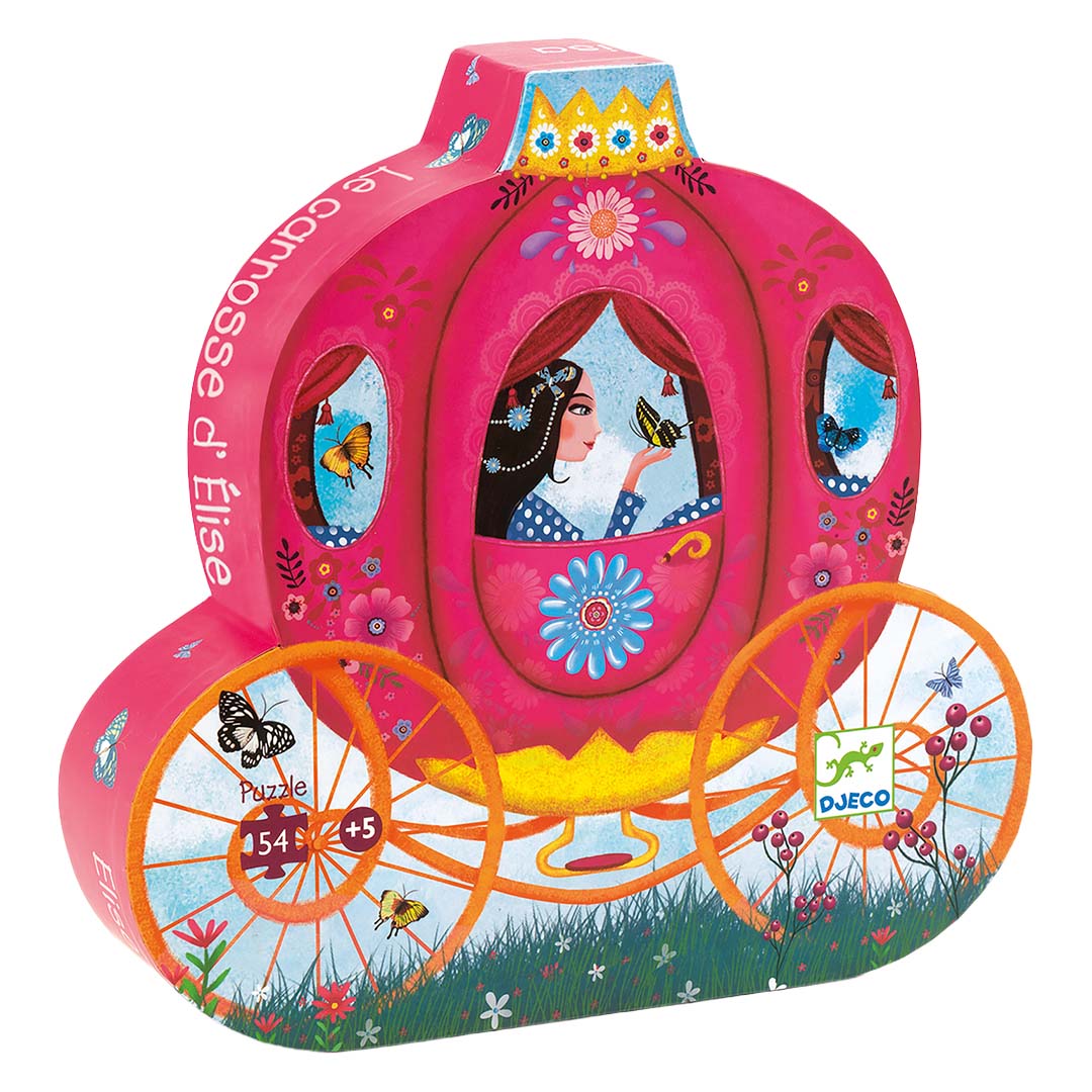 djeco puzzle - le carrosse d'Elise (54 pièces)