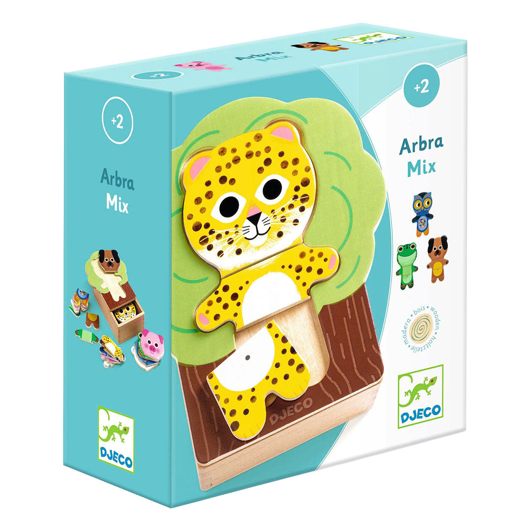 djeco puzzel dieren - 6x3st