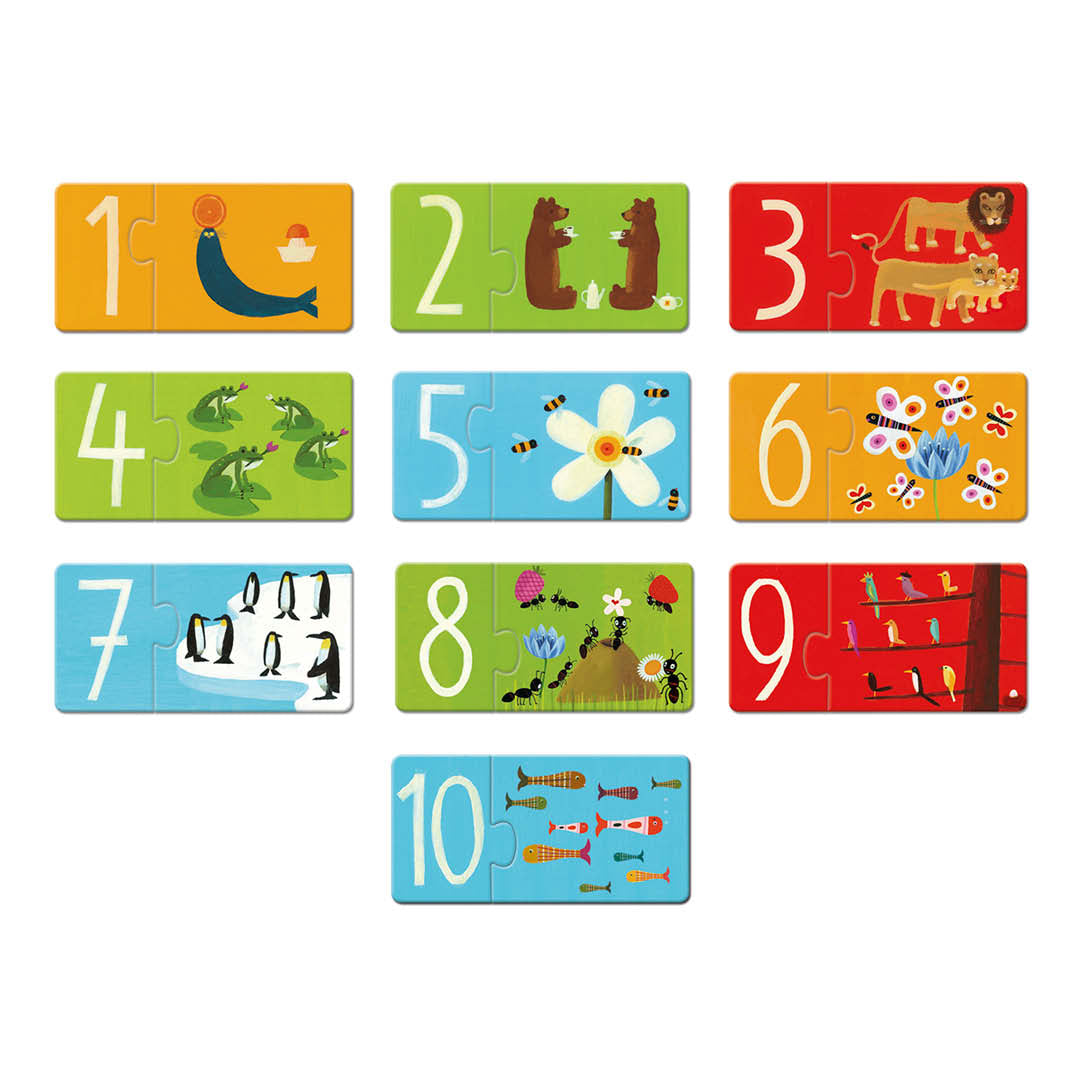 djeco puzzle duo chiffres (10x2 pcs)
