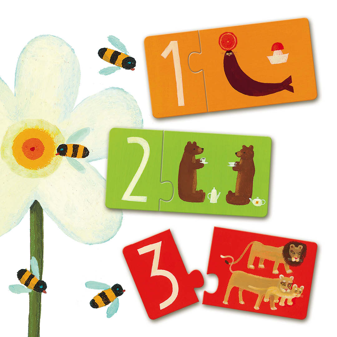 djeco puzzle duo chiffres (10x2 pcs)