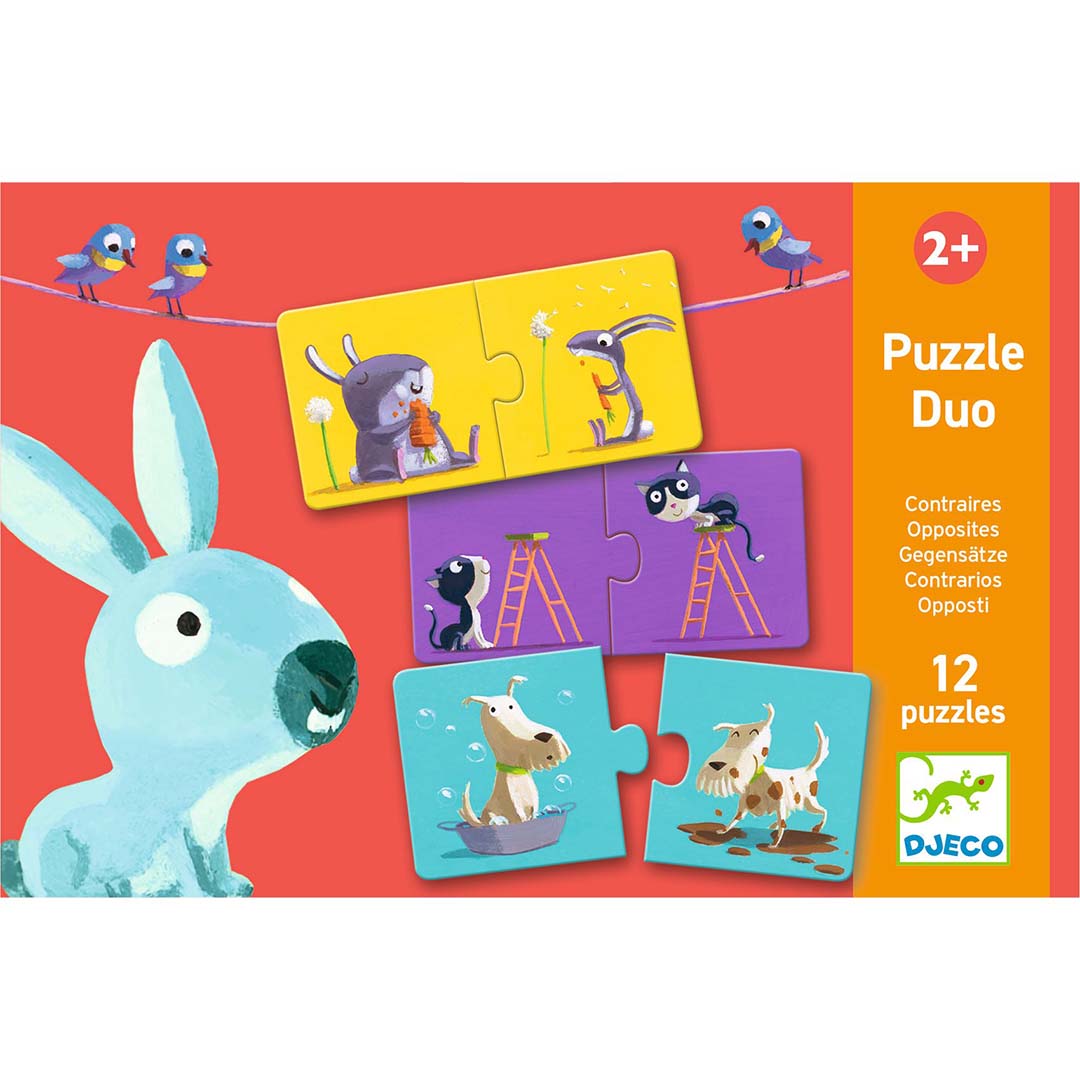 djeco puzzel duo verschillen (12x2st) | DJ08162 | 3