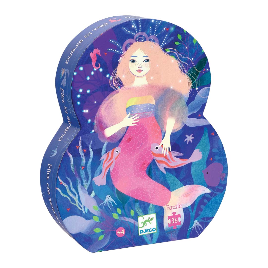 djeco puzzel ella the mermaid - 36st