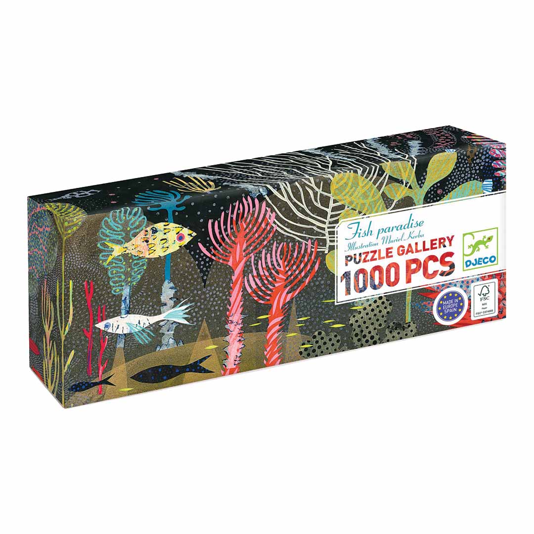 djeco puzzle fish paradise - 1000 pcs