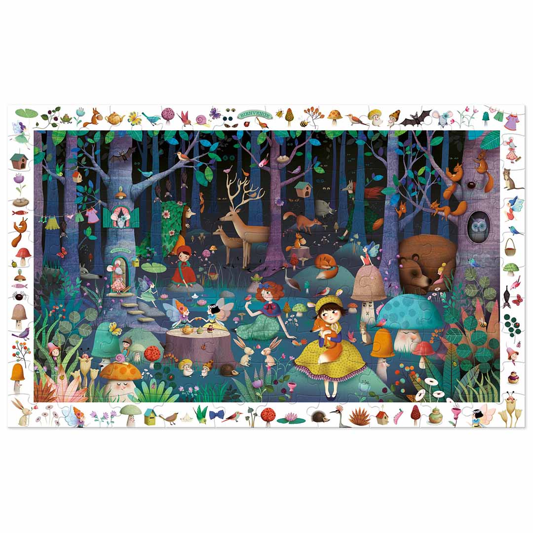 djeco puzzel het betoverde bos (100st) | DJ07504 | 1