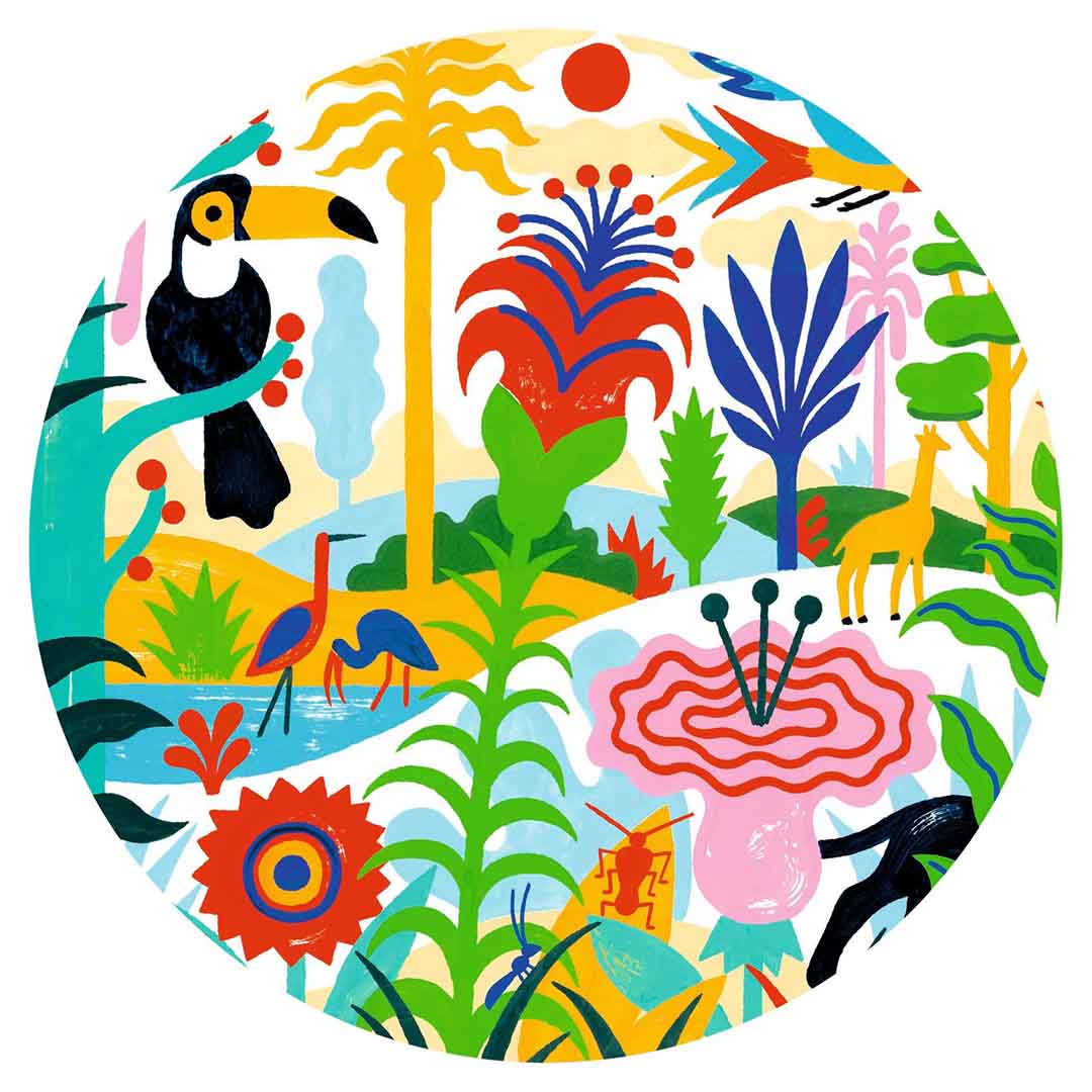 djeco puzzel jungle - 100st | DJ07619 | 3