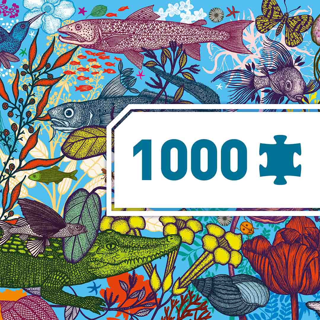 djeco puzzel land en zee - 1000st | DJ07646 | 3
