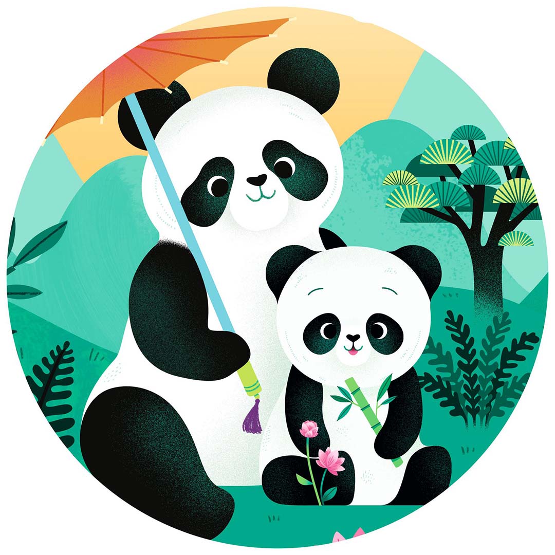 djeco puzzel leo de panda - 24st | DJ07282 | 3