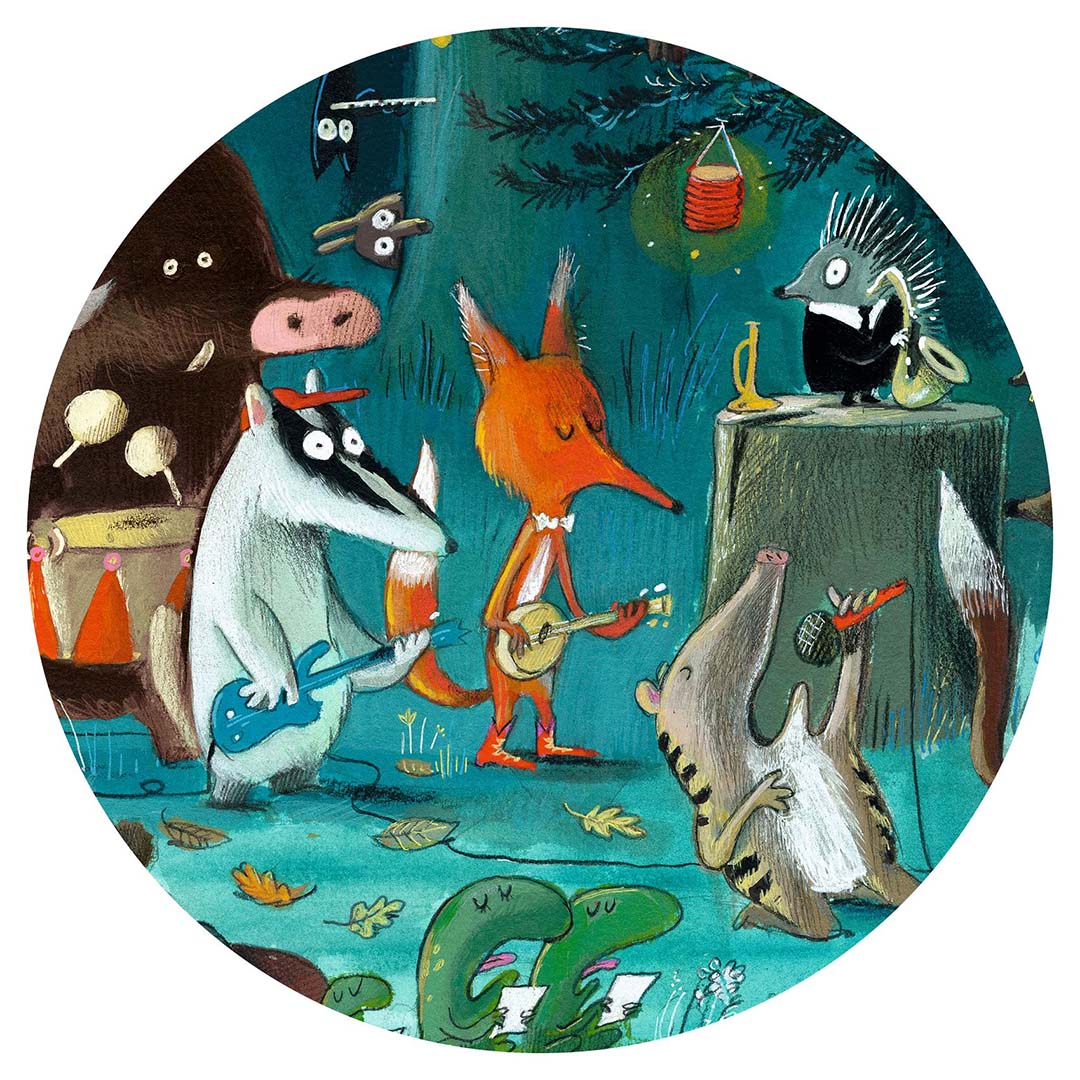 djeco puzzel observation het dierenorkest (35st) | DJ07588 | 2
