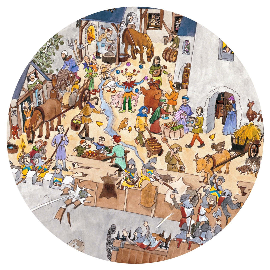 djeco puzzle observation château (100 pcs)