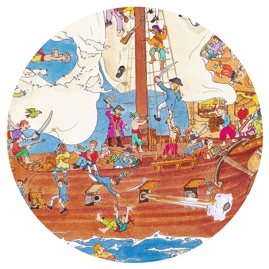 djeco puzzel observation piraten (100st) | DJ07506 | 2