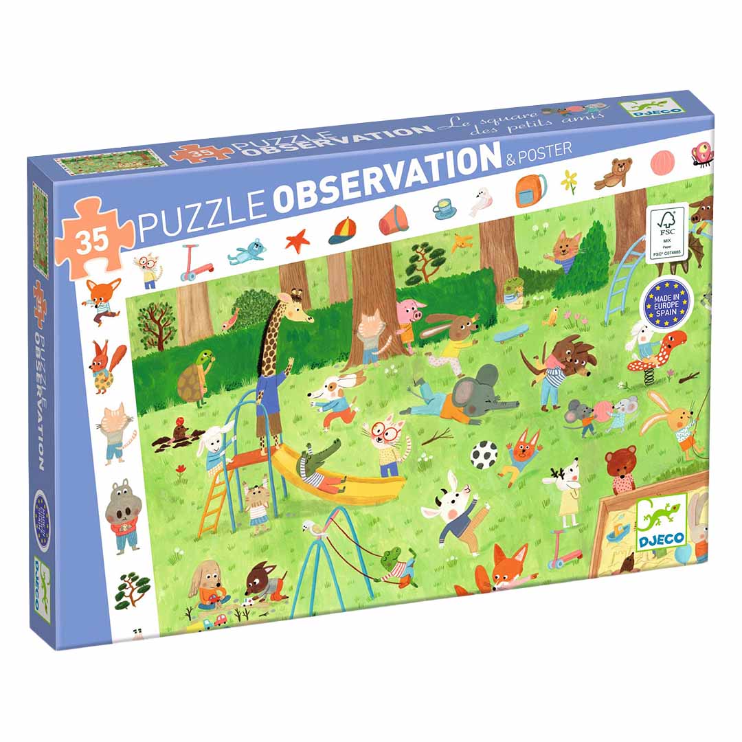 djeco puzzel observation speeltuin - 35st | DJ07596 | 0