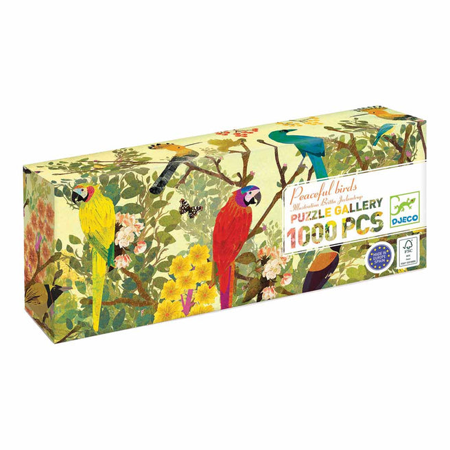 djeco puzzel peaceful birds - 1000st | DJ07687 | 0