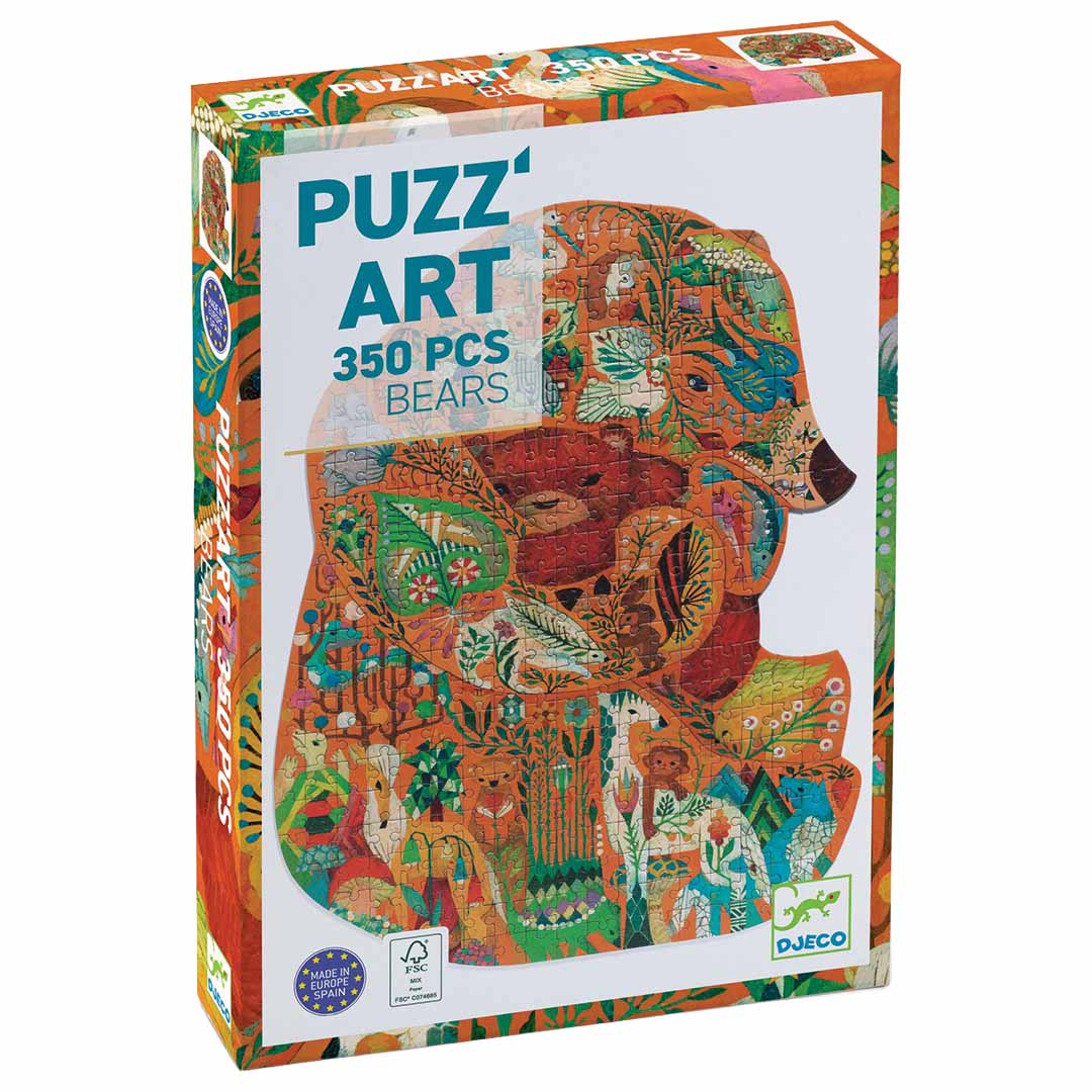 djeco puzzel puzz'art beren - 350st | DJ07661 | 0