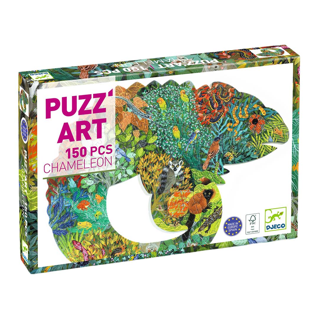 djeco puzzel puzz'art kameleon - 150st | DJ07655 | 1