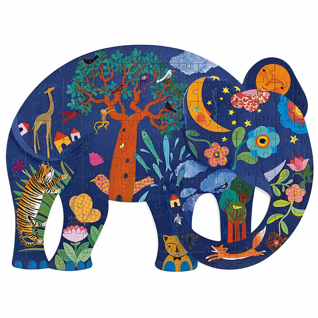 djeco puzzel puzz'art olifant - 150st | DJ07652 | 0