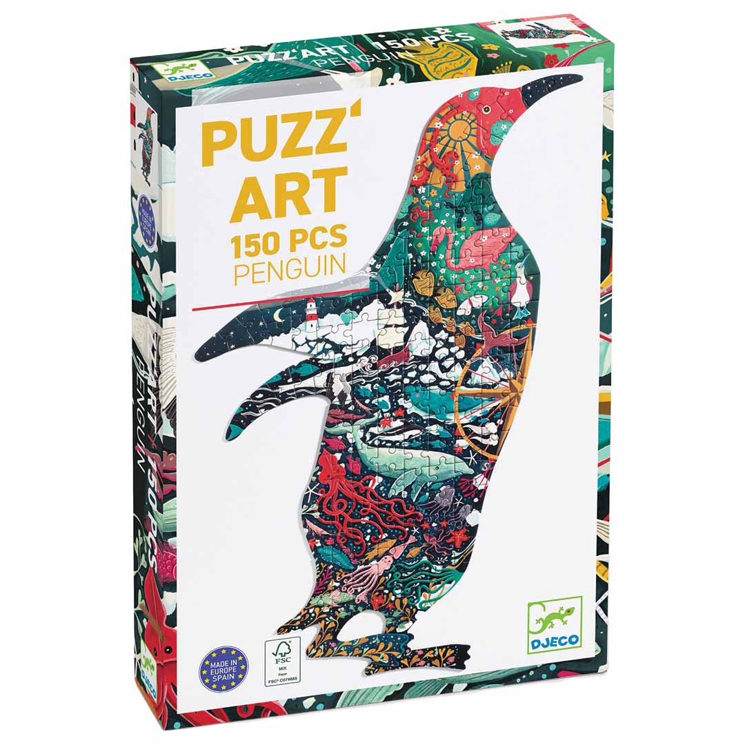 djeco puzzel puzz'art pinguin - 150st | DJ07663 | 0