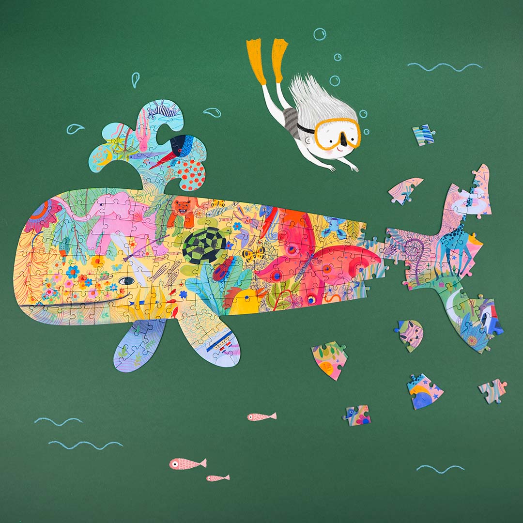 djeco puzzel puzz'art walvis - 150st | DJ07658 | 2