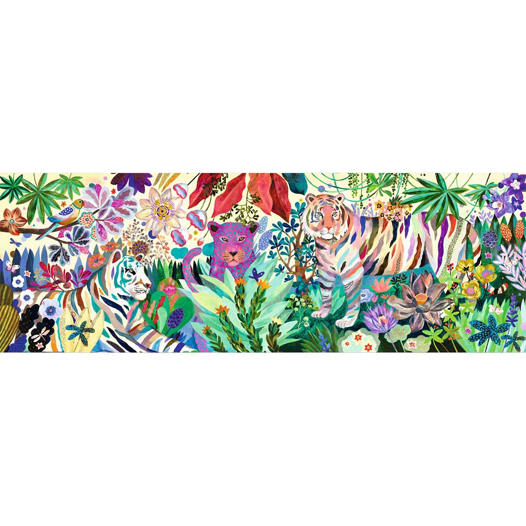 djeco puzzel regenboog tijgers (1000st) | DJ07647 | 3