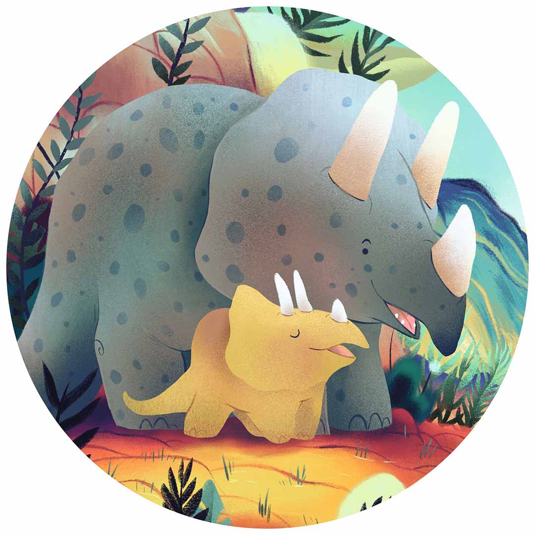 djeco puzzel teo de dino - 24st | DJ07284 | 2