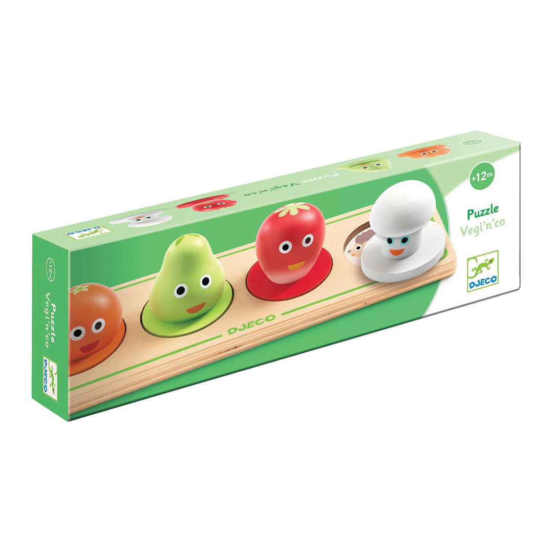 djeco puzzel vegi'n'co - 4st | DJ01121 | 1