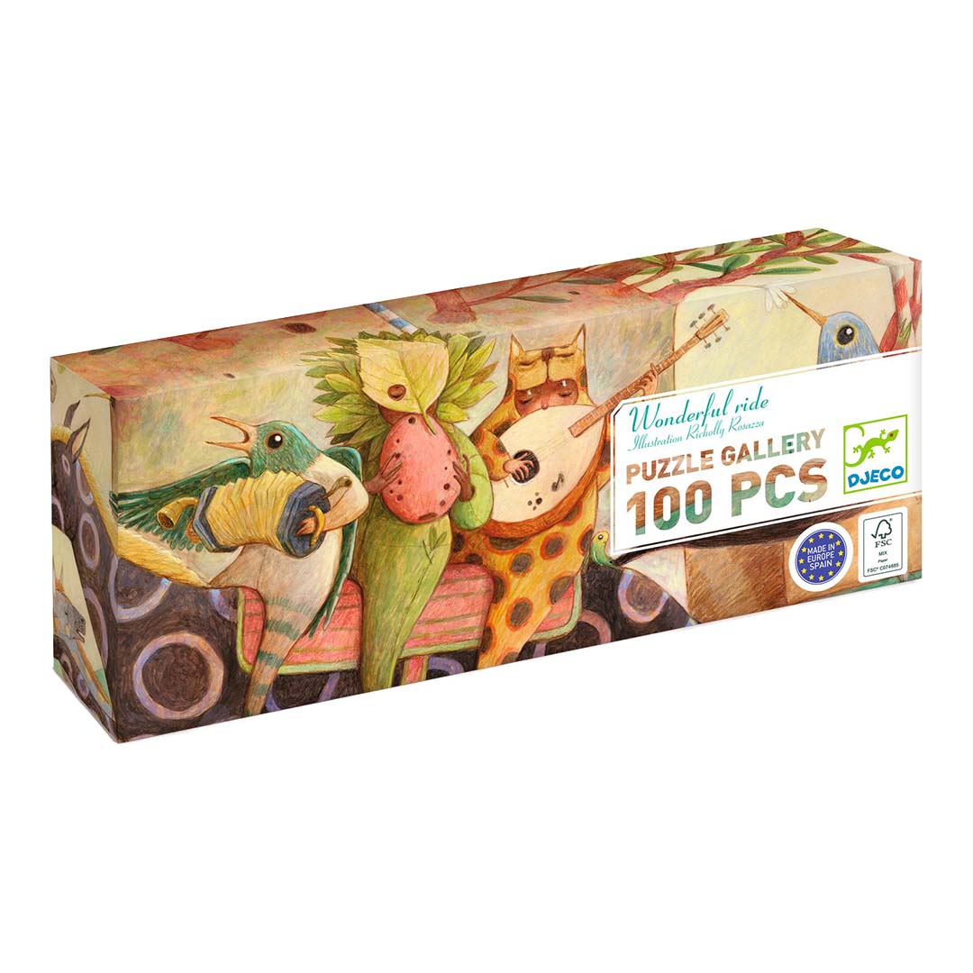 djeco puzzel wonderful ride - 100st