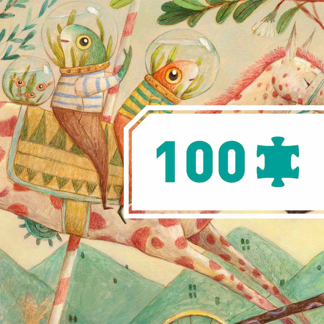 djeco puzzel wonderful ride - 100st