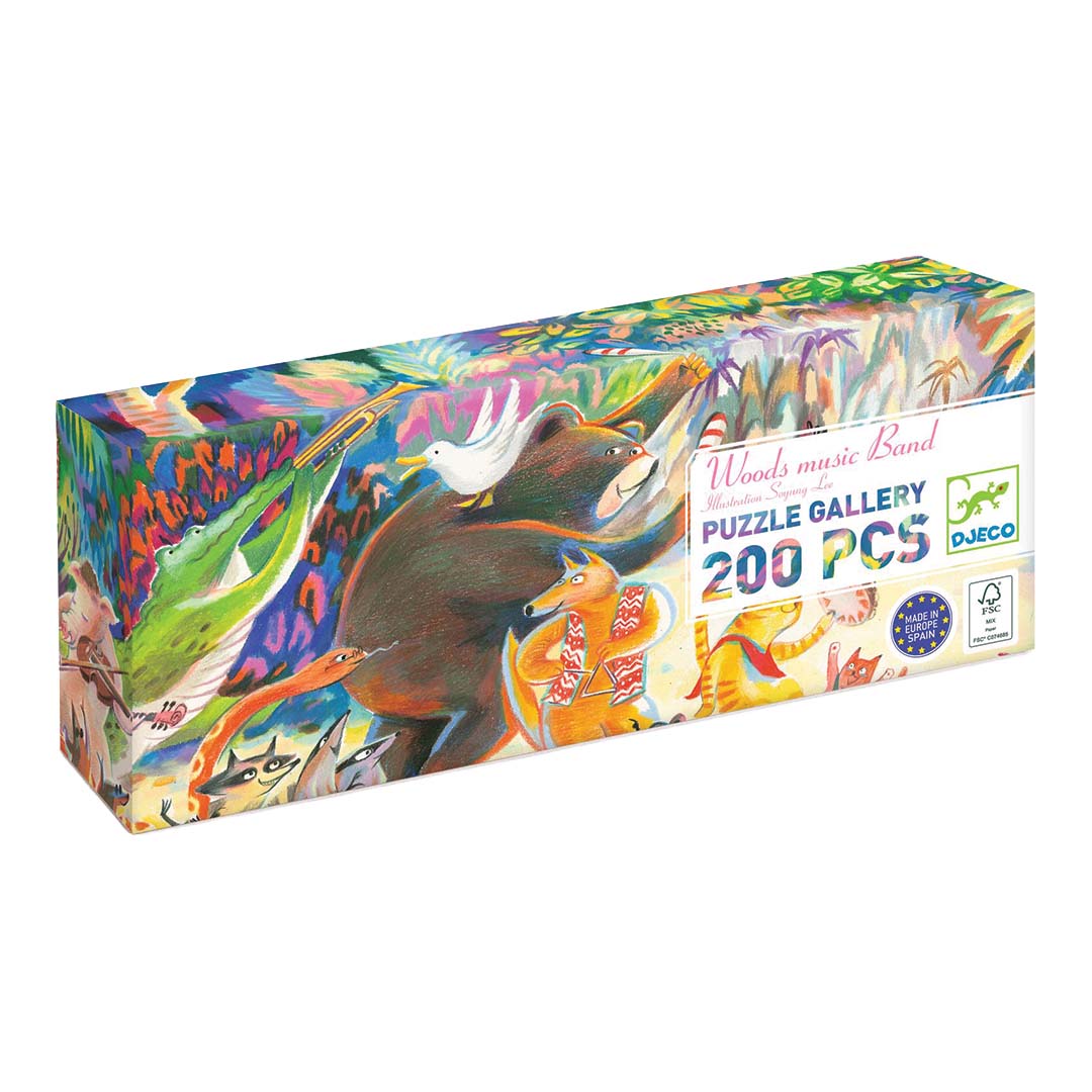 djeco puzzel woods music band - 200st | DJ07682 | 0