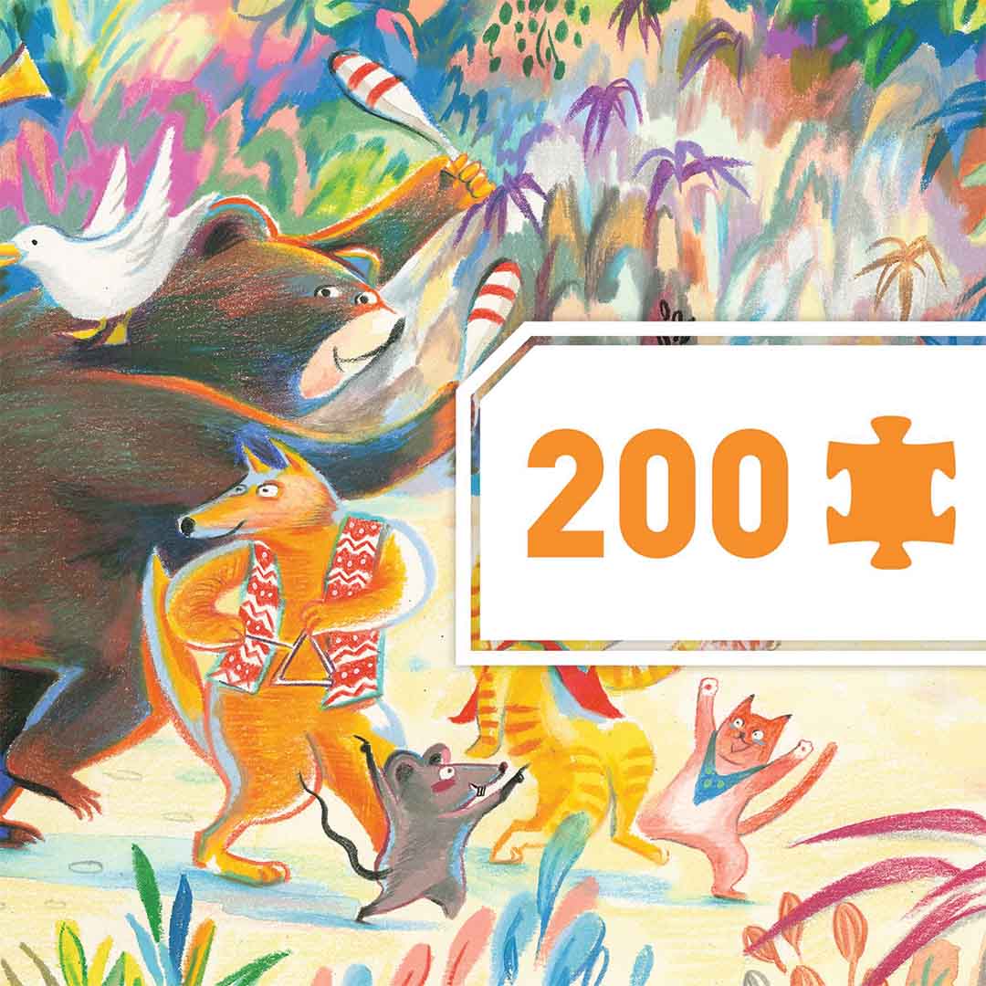 djeco puzzel woods music band - 200st | DJ07682 | 2