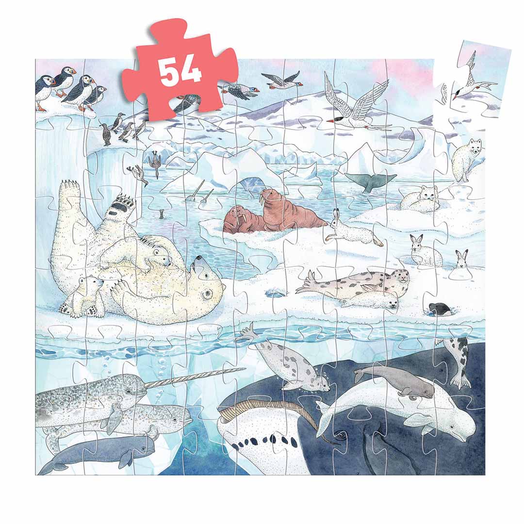 djeco puzzel zachte poolwereld - 54st | DJ07294 | 2