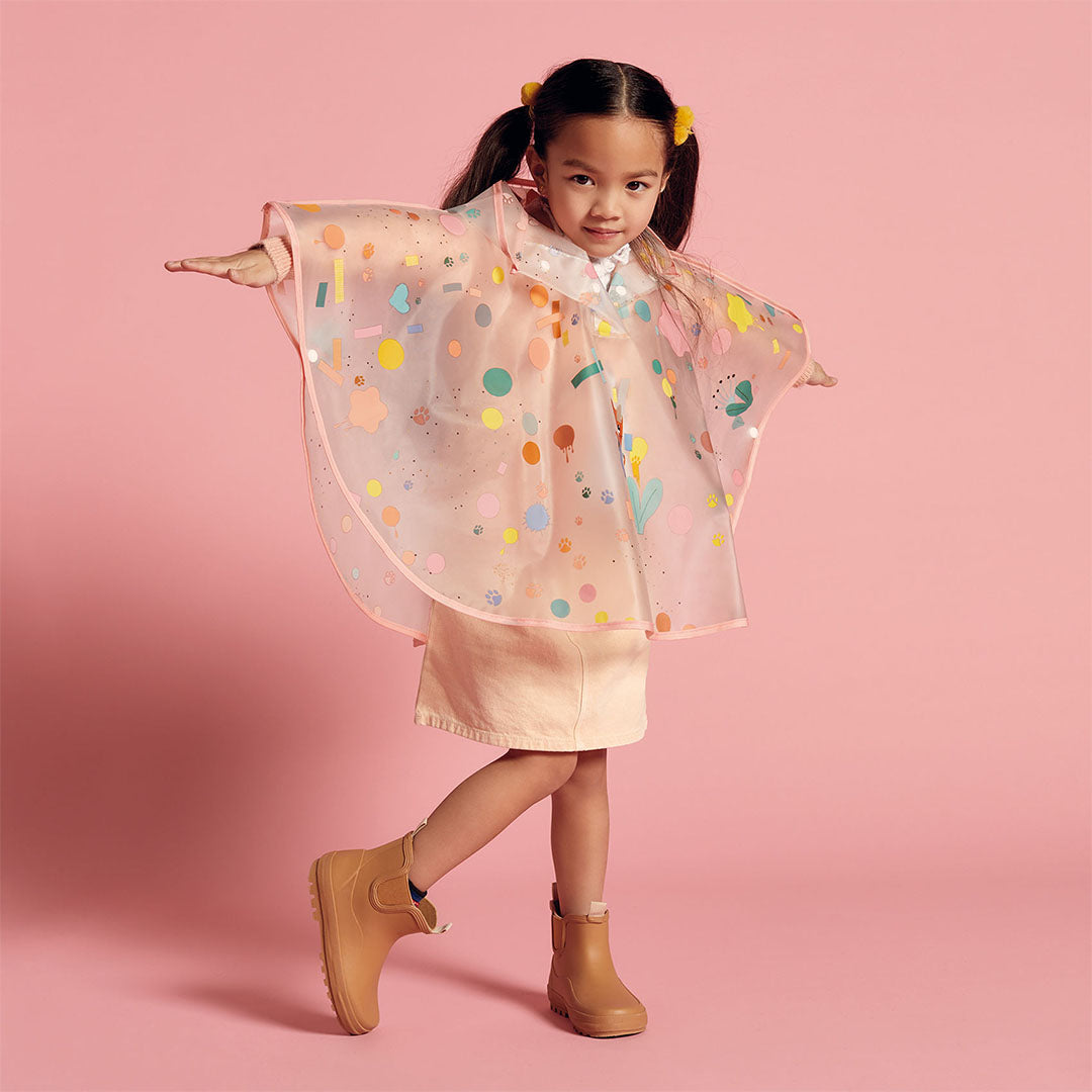 djeco regenponcho kat - 3-5 jaar