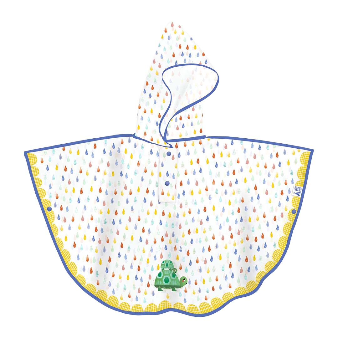 djeco poncho de pluie tortue - 3-5 ans