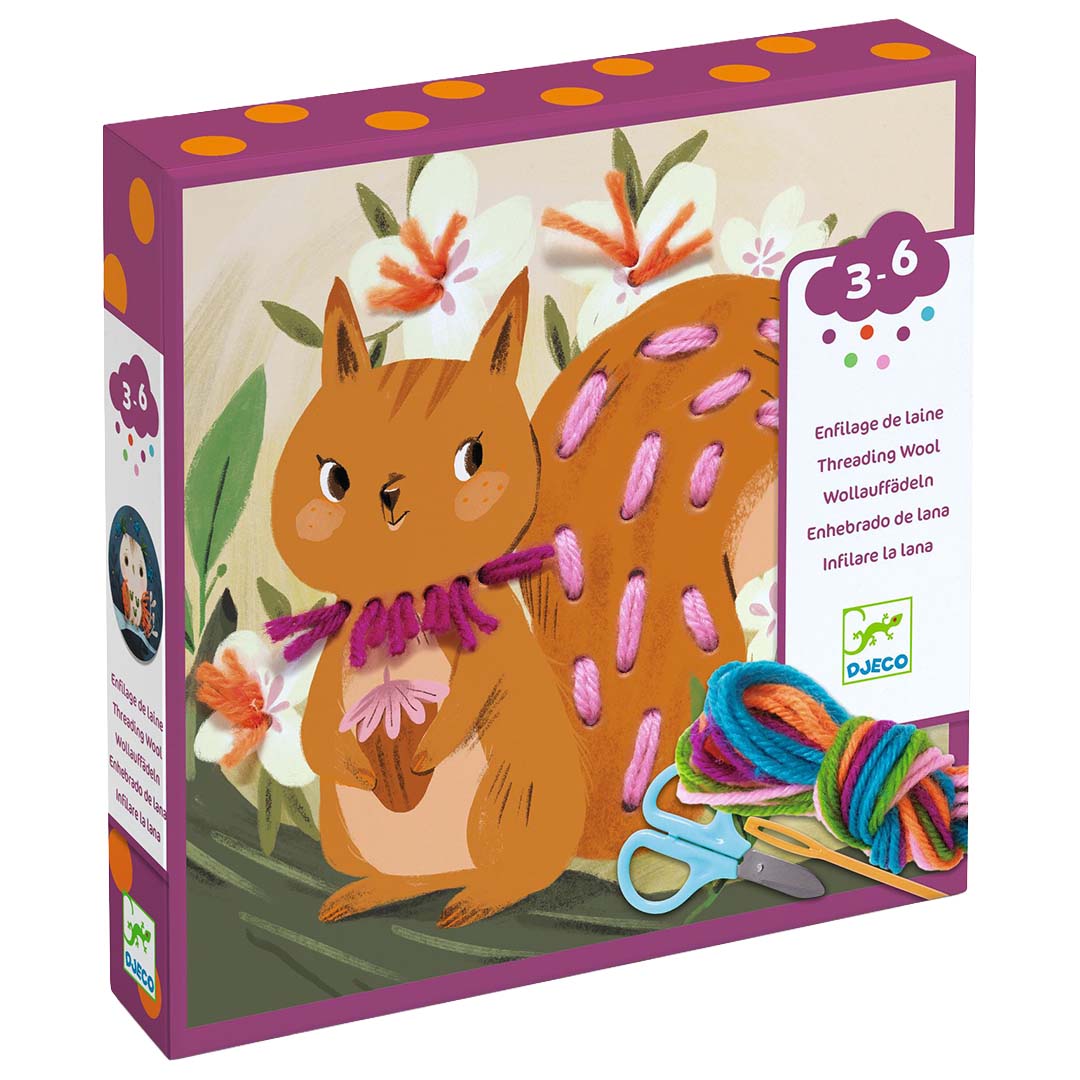 djeco cartes à lacer apprendre à broder